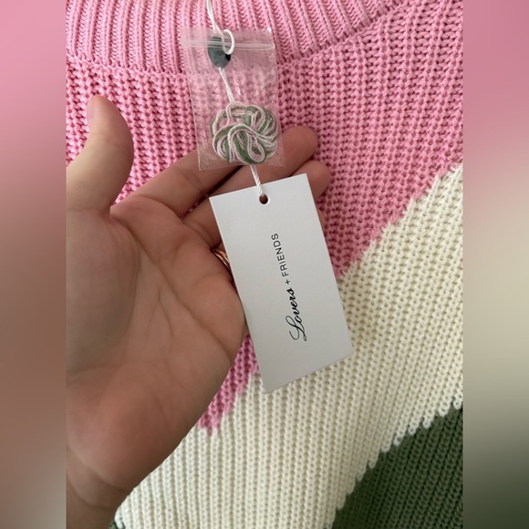Lovers + Friends Mock Neck Sweater Size Small NWT - Picture 4 of 7
